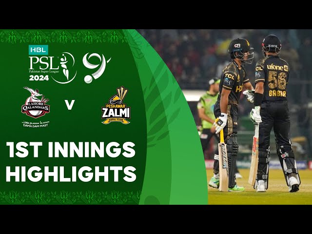 1st Innings Highlights | Lahore Qalandars vs Peshawar Zalmi | Match 12 | HBL PSL 9 | M1Z2U