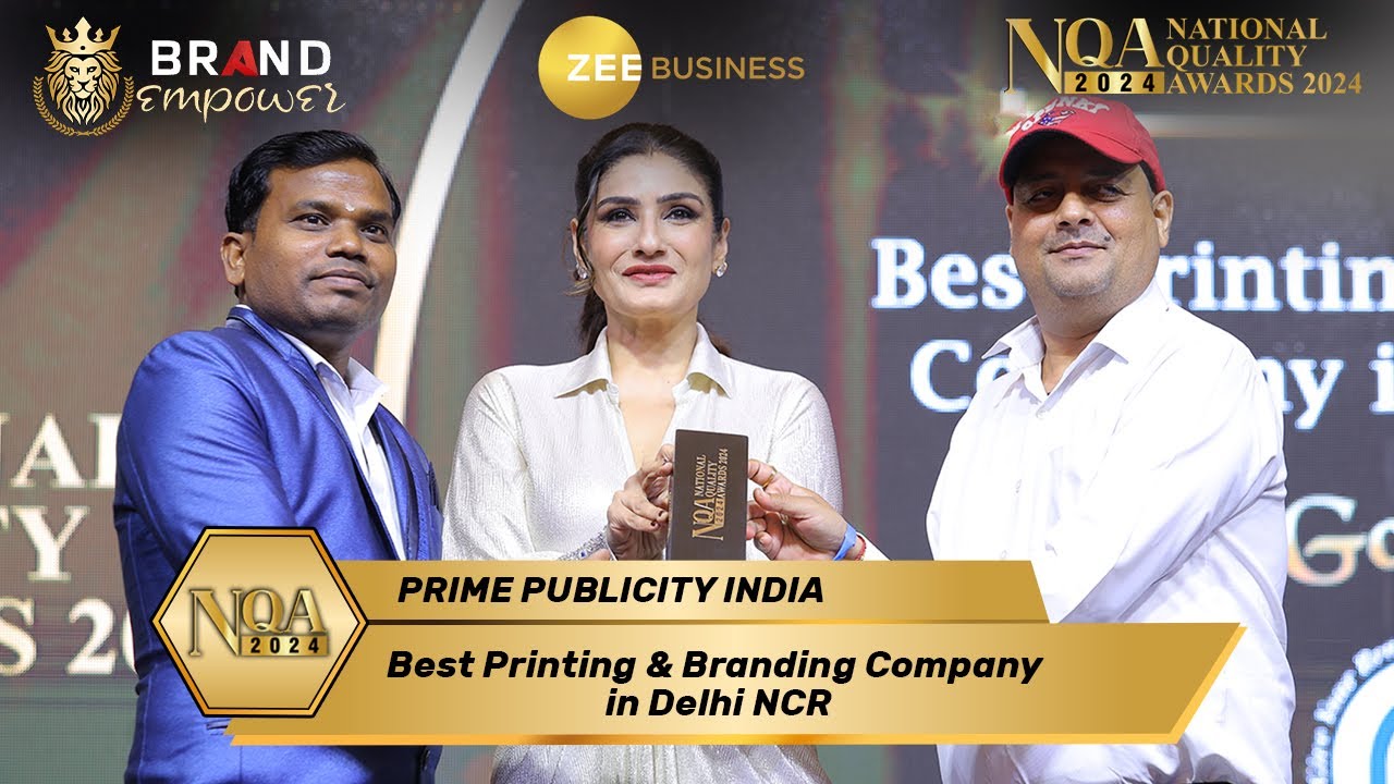 Prime Publicity India Featured on Zee Business as winner of National Quality Awards 2024