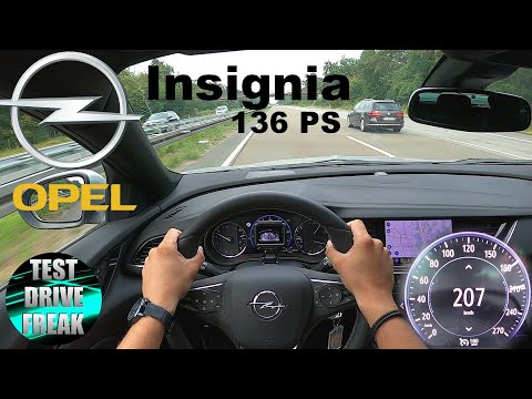 2020 Opel Insignia Sports Tourer 1.6 Turbo D 136 PS TOP SPEED AUTOBAHN DRIVE POV
