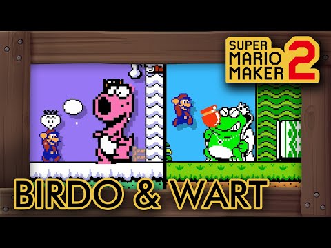 Birdo & Wart Boss Battles in Super Mario Maker 2