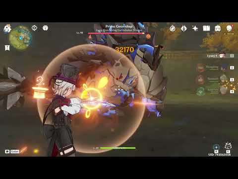 Lyney C0 with Amos showcase ~Genshin Impact