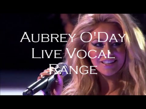 Aubrey O'Day - Live Vocal Range (F3 - Bb5 - Bb6)