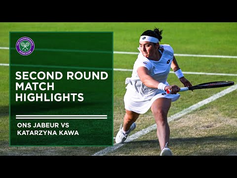 Ons Jabeur vs Katarzyna Kawa | Match Highlights | Wimbledon 2022