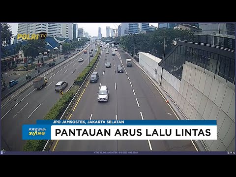 NTMC POLRI - PANTAUAN ARUS LALU LINTAS SIANG 08/09/2025