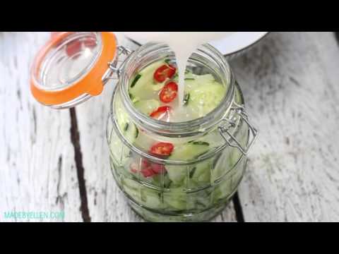 , title : 'Zoetzure komkommersalade - video recept'