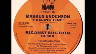 Markus Enochson feat. Jocelyn Matheieu - Feeling Fine (Ricanstruction Vocal)