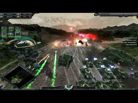 Dark Angels VS. Chaos Daemons Survival Clip | Warhammer 40K: Dawn of War: Soulstorm Unification Mod