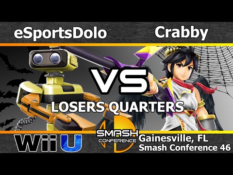 eSportsDolo (ROB) vs. Crabby (Dark Pit) - SSB4 Losers Quarters - SC46