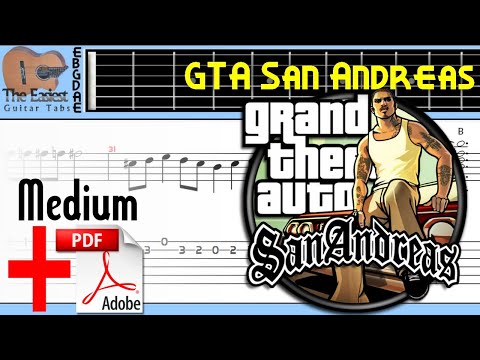Gta San Andreas Theme Guitar Tab II