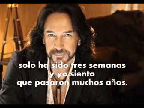 Marco Antonio Solis- tres semanas (letra)