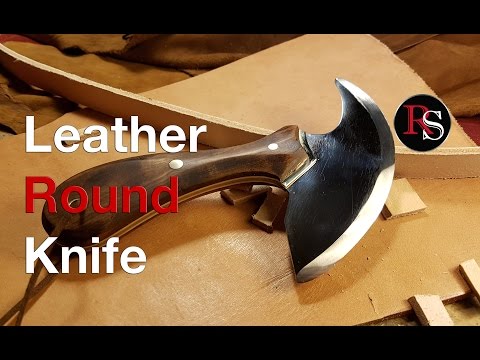 Knife Making  - Making A Leather Round Knife