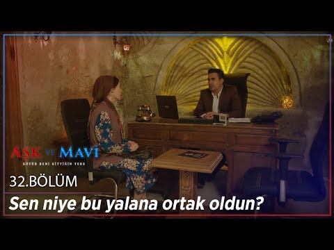 Aşk ve Mavi 32.Bölüm - Hasibe, Ali ile konuşmaya gidiyor