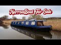 60ft Narrowboat For Sale | Tiny Home Tour