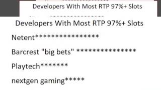 Best Developers for RTP slots online