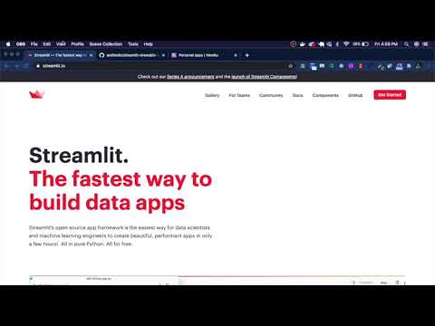 Build a Data app using Streamlit & PyTorch | Mozilla ML Series Part 2
