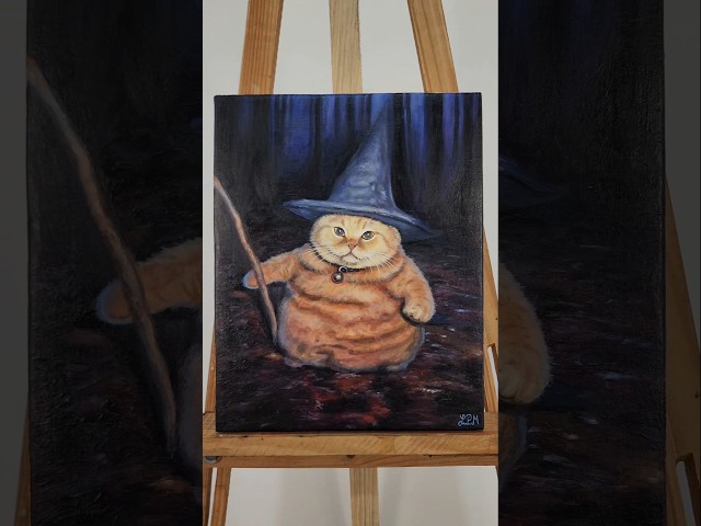 Vídeo relacionado con YYUEQIL Louis Wain Prints - Lienzo decorativo para pared, diseño de ladrones de gatos, cuadro estético para decoración del hogar, 20 x 30 cm