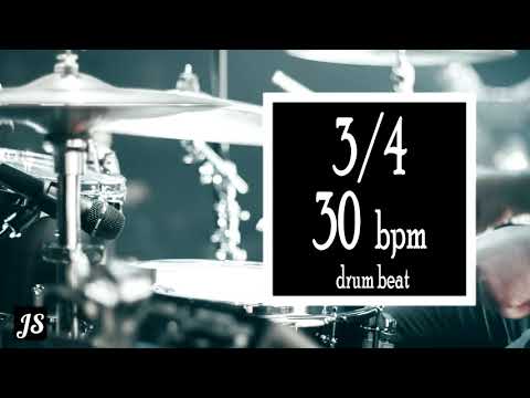 30 Bpm - 3/4 Drum Beat