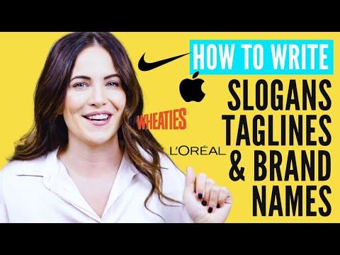 How To Write A Memorable Tagline, Slogan or Online Course Name