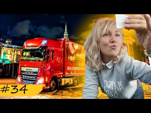 Trafalgar Square with an artic? : Adventures of Trucker Lina - ►#34 #trucker #adventure #truckergirl