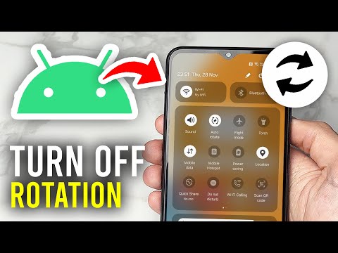 How To Turn Off Screen Rotation On Android - Full Guide