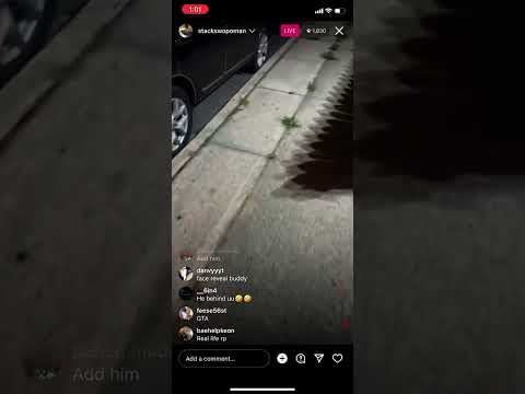 stackswopo shoots a gun outside on instagram live !!🤯🤯