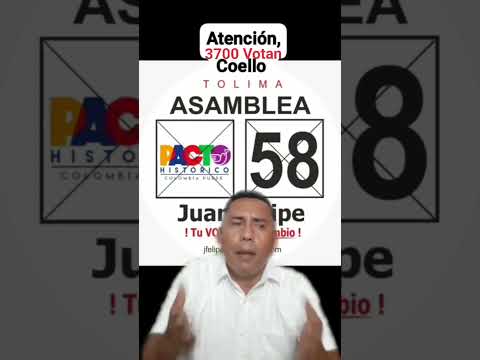 3 mil habitantes de Coello votan Asamblea Pacto Histórico 58 #tolima