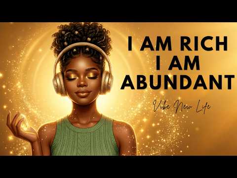 I AM RICH I AM ABUNDANT ✨ Good Vibes, Success & Positive Energy | Afrobeat Morning Affirmations