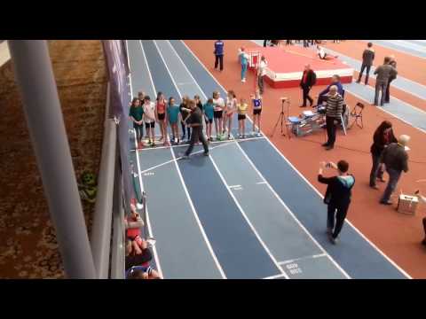 Lena II miejsce 600m - II Halowe Ogólnopolskie Mistrzostwa "Czwartków Lekkoatletycznych"