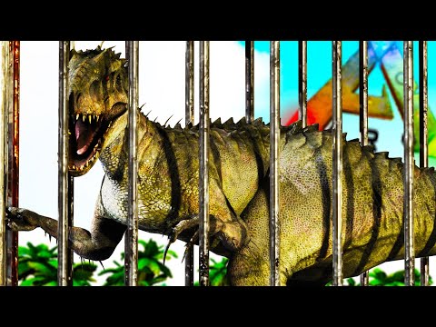 Taming GIANT TITANOBOA With DINOSAUR CAGES (Ark DOX 5)