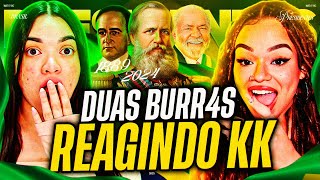 REAGINDO a Explicando Todos os Presidentes do Brasil em 11 Minutos | Nat e Vic MV