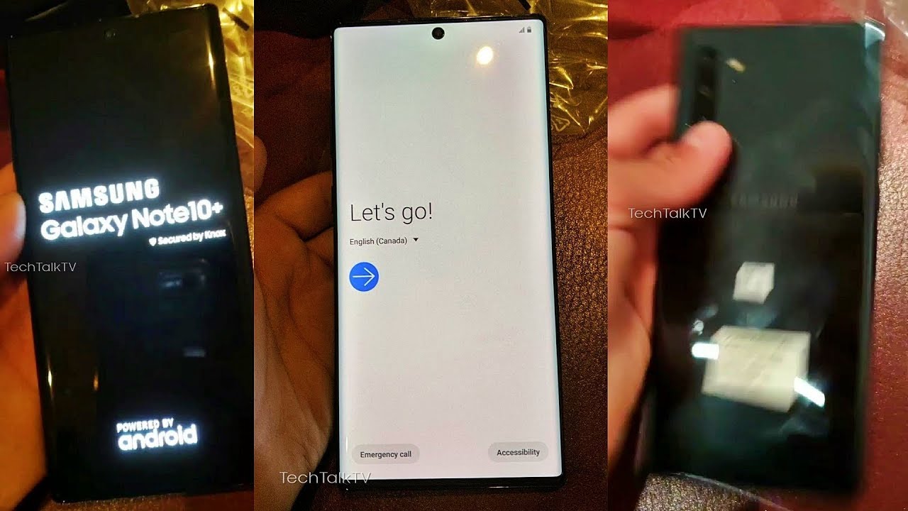 Samsung Galaxy Note 10+ FIRST LIVE LOOK