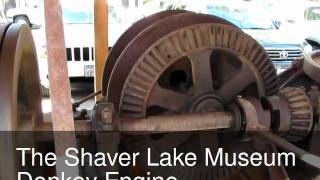 preview picture of video 'Shaver Lake Museum Donkey Engine Demo'