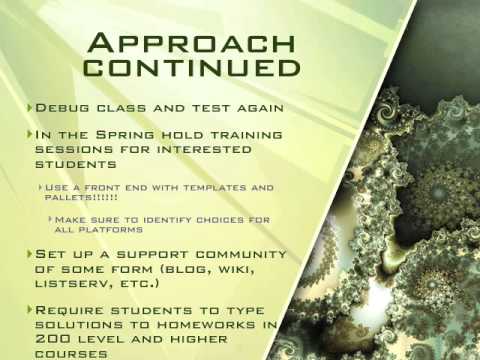 LaTeX at a liberal arts college