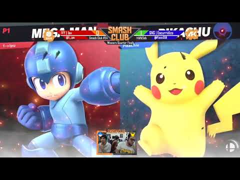 Smash Club #54 - Ipu (Megaman) vs Escurridizo (Pikachu) - Winners Q. Finals
