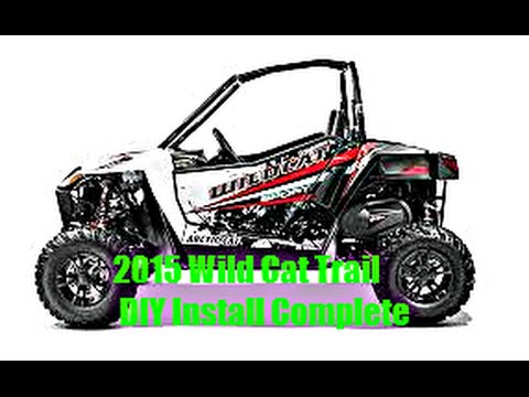 2015 Wildcat trail DIY Install complete Muzzy