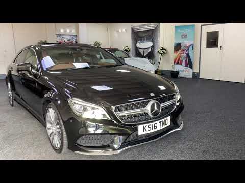2016 Mercedes CLS 220 AMG Line Premium Black With Baseball Leather For Sale In Cardiff