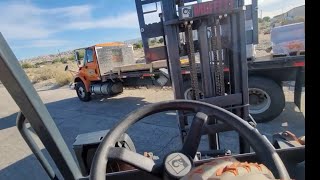 4 Minute Delivery with Flatbed & Moffett. #moffetttraining