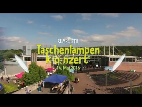Taschenlampenkonzert mit Rumpelstil in Oschatz 2016 von oben