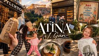 🇬🇷 ATİNA VLOGU 🇬🇷 | Ailece İlk Yurtdışı Tatilimiz, Atina 1. Gün