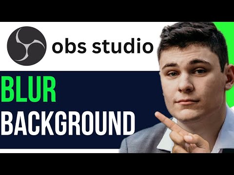 HOW TO BLUR BACKGROUND IN OBS STUDIO 2024! (FULL GUIDE)