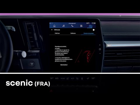 l'avertisseur de perte de pression des pneumatiques - Scenic E-Tech électrique  - Renault