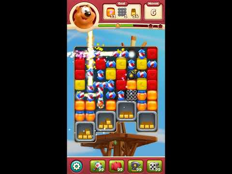 Toon Blast Level 8448 - NO BOOSTERS 🐻🐺🐱 | SKILLGAMING ✔️