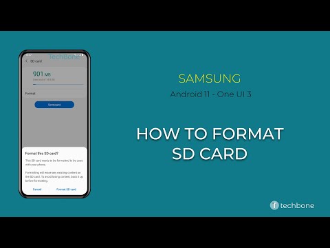 How to Format SD card - Samsung [Android 11 - One UI 3]
