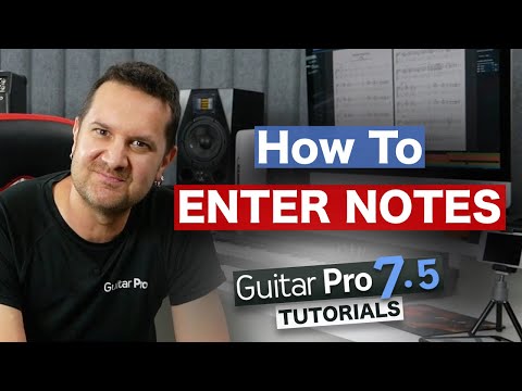 Learn Guitar Pro 7.5: Enter Notes