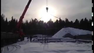 Превью видео: Погрузка б/у балки | СтройГеоРесурс