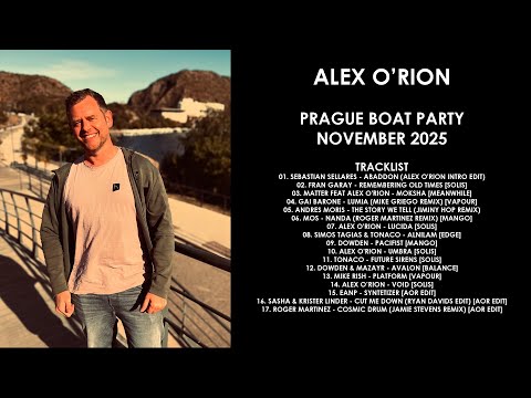 ALEX O'RION (Netherlands) @ Prague Boat Party November 2025