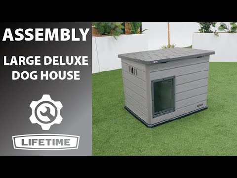 Lifetime Large Deluxe Dog House | Lifetime Assembly Video