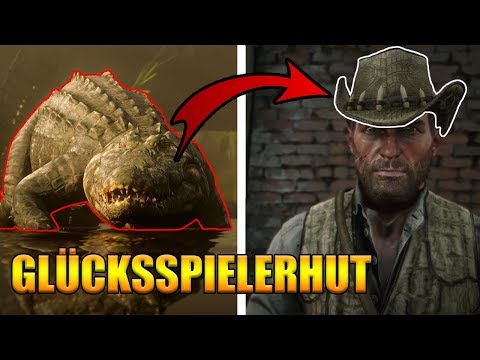 Perfekte Schlangenhaut sammeln Red Dead Redemption 2 - Glücksspielerhut Legendärer Alligator