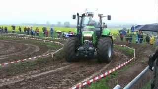 preview picture of video '8. Traktorpulling 2012 in Reinholterode - John Deere gegen Deutz'