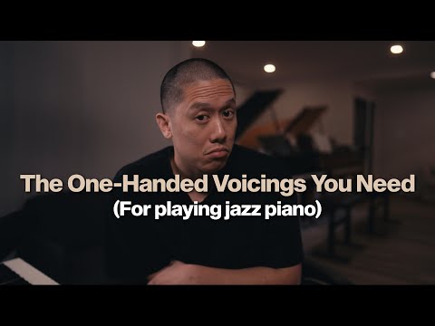 All The One Handed Piano Jazz Voicings You'll Ever "Really" Need. Rootless Voicings, Bud Powell, etc